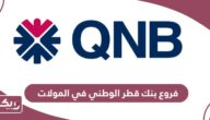 عناوين فروع بنك قطر الوطني qnb في المولات في قطر